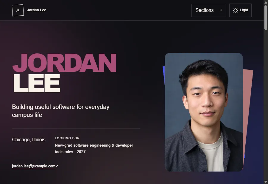 Campaign website design