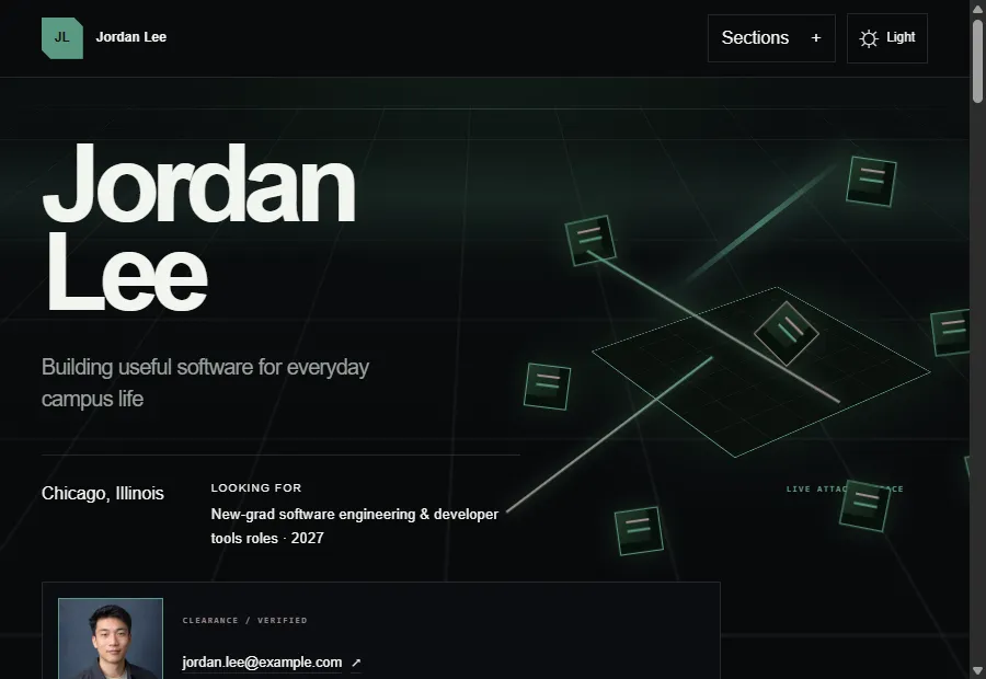 Sentinel website design