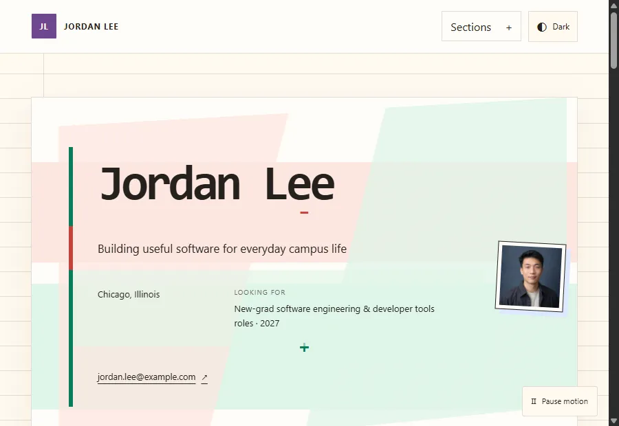 Diff website design
